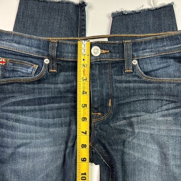 Hudson Ankle Krista Super Skinny Raw Hem Jeans Size 27 - Picture 8 of 12
